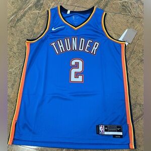 NEW Mens Shai Gilgeous Alexander Jersey #2 Oklahoma City Thunder - Men’s large